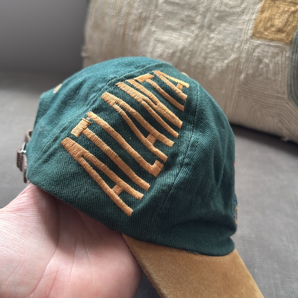 Vintage McDonalds Atlanta Olympics Strapback Hat / 1996 - Picture 3 of 8
